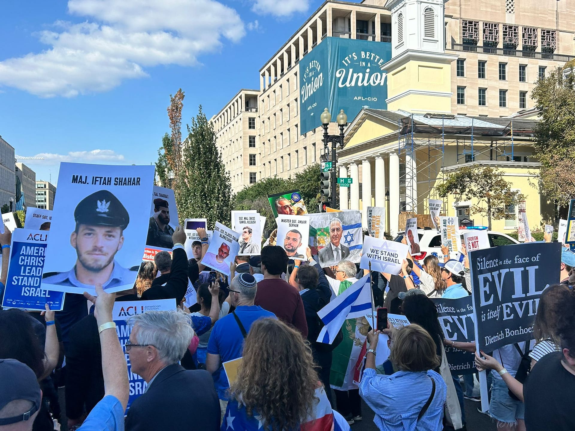 new-section-a-2 Group of people holding up signs